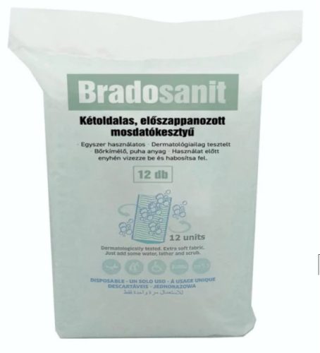 BRADOSANIT MOSDATÓKESZTYŰ 12X
