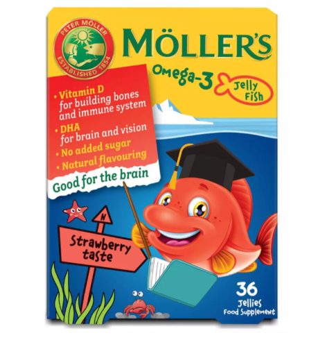 MÖLLERS OMEGA3 GUMIVIT EPER HALACSKA 36X