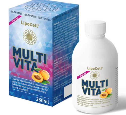 LIPOCELL MULTIVITA ÉK FOLYADÉK SBAR250ML