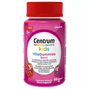 CENTRUM KIDS GUMIVITAMIN BERRY 60X