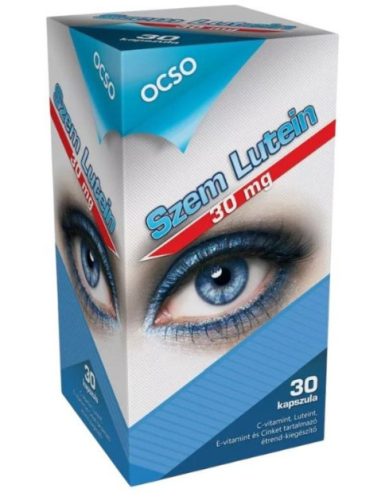 OCSO SZEM LUTEIN 30MG ÉTRKIEG KAPSZ 100X