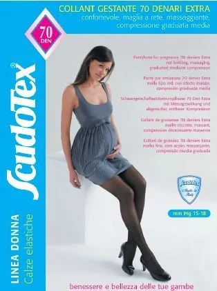 Scudotex 496 Extra Kismama Harisnyanadrág Fekete 6-os méret