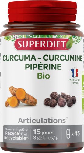 SUPERDIET BIO KURKUMA KAPSZULA 45X