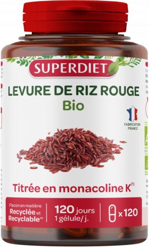 SUPERDIET BIO VÖR ÉLESZTŐ RIZS KAPS 120X