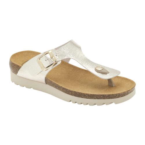 SCHOLL BOA VISTA PAPUCS 38 PLATINA 1PÁR