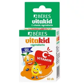 BÉRES VITAKID C VITAMIN RÁGÓTABLETTA 60X