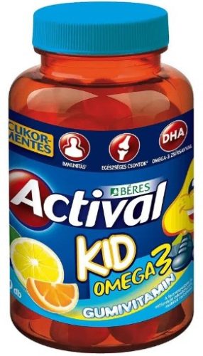 ACTIVAL KID GUMIVIT OMEGA-3 GUMITABL 50X