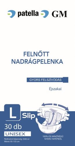 GM SLIP NADRPELENKA L 3500ML FELNŐTT 30X