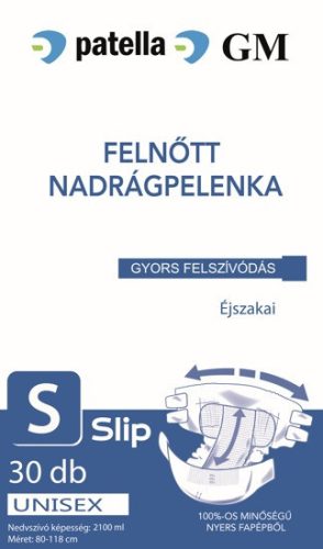 GM SLIP NADRPELENKA S 2100ML FELNŐTT 30X