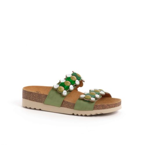 SCHOLL SINTRA PAPUCS 38 ZÖLD 2PÁNT 1PÁR