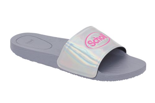 SCHOLL WOW PAPUCS 42 EZÜST 1PÁR