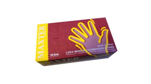 Gumikesztyű maxter latex púdermentes M 100x