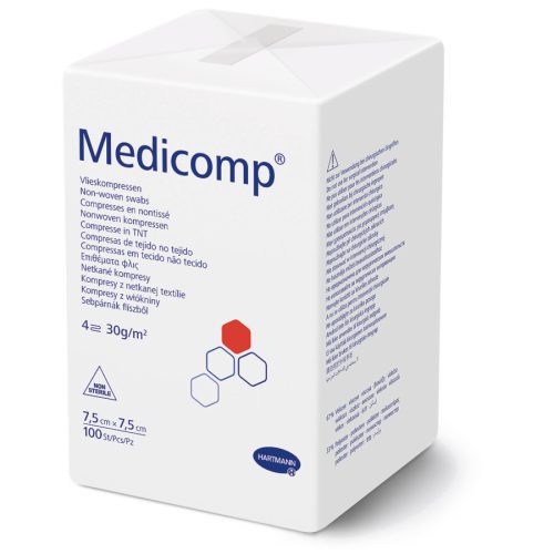 MEDICOMP 7,5CM X 7,5CM NEM STERIL 100X