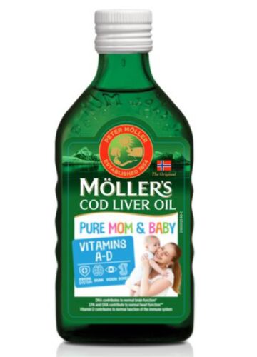 MÖLLERS MOM BABY TŐKEHALMÁJ OLAJ 250ML