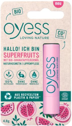 Oyess bio szupergyümölcsös ajakápoló 4,8 g 10101101