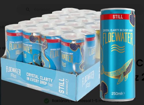 FLOE WATER STILL IVÓVÍZ 24X 250ML VVD