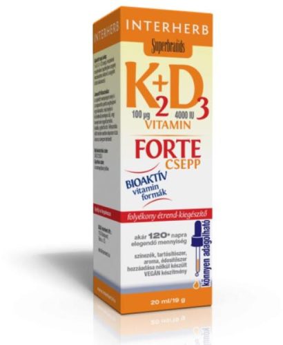 INTERHERB K2 D3 VIT FORTE CSEPPEK 20ML