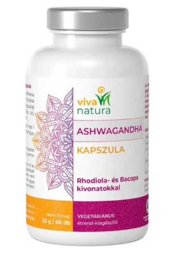 VIVA NATURA ASHWAGANDHA ÉKIEG KAPSZ 60X