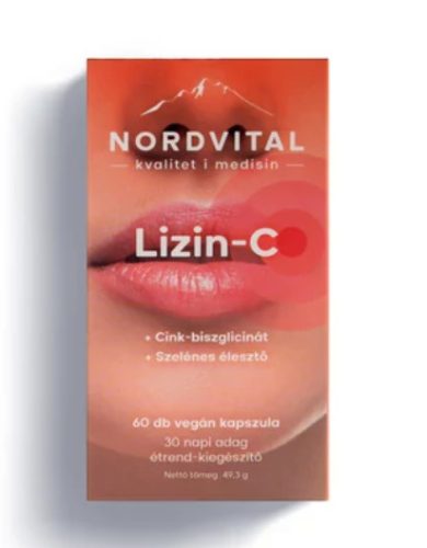 NORDVITAL LIZIN-C SE ZN VEG KAPSZULA 60X