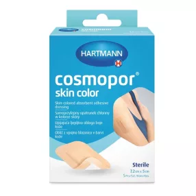 COSMOPOR SKIN COLOR 7,2X5CM STERIL 5X
