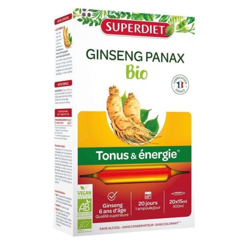 SUPERDIET BIO GINSENG ENERGIE IVÓAMP 20X