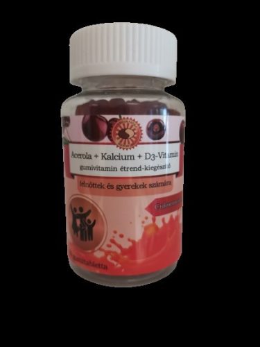 SUNMOON ACEROLA KALCIUM D3 GUMIVIT 30X