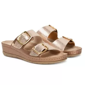 SCHOLL ABERDEEN PAPUCS 37 PINK ARANY1PÁR