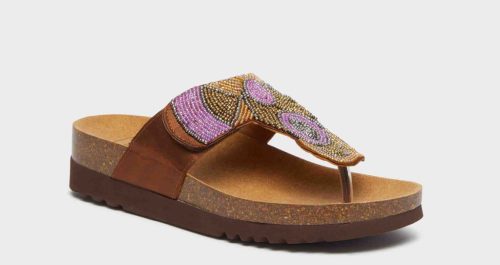SCHOLL TANISHA PAPUCS 39 BARNA FLIP 1PÁR