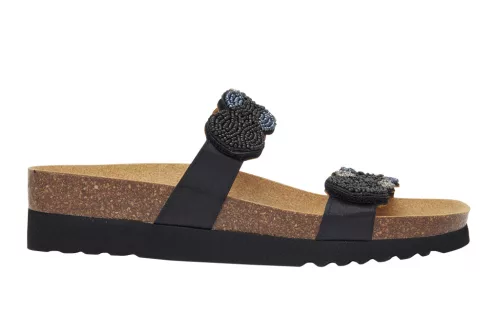 SCHOLL PALMILLA 2 STRAPS 36 FEKETE 1PÁR