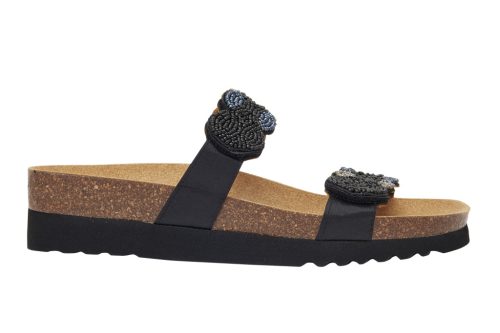 SCHOLL PALMILLA 2 STRAPS 37 FEKETE 1PÁR