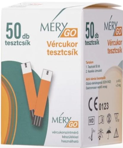 MÉRYGO TESZTCSÍK VÉRCUKORMÉRŐHÖZ 50X