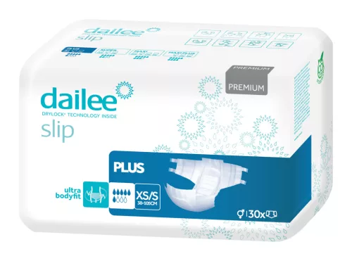 DAILEE SLIP PREMIUM PLUS XS/S 1200ML 30X