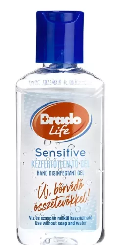 BRADOLIFE SENSITIVE GÉL KÉZFERTŐTL 50ML