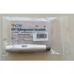   GM ujjbegyszúró készülék, állítható szúrási mélységgel