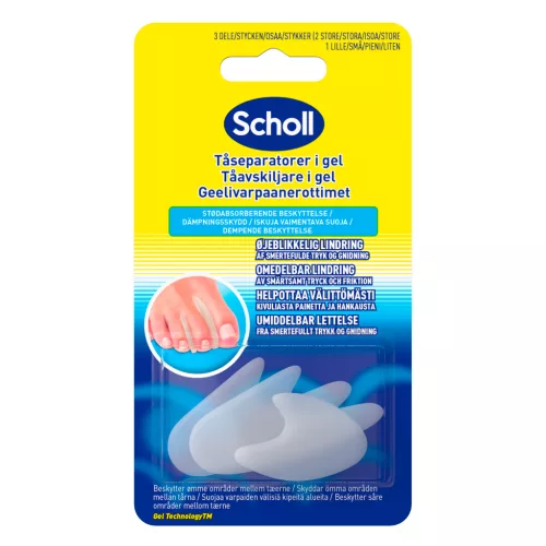 SCHOLL ZSELÉS LÁBUJJELVÁLASZTÓ TAPASZ 3X