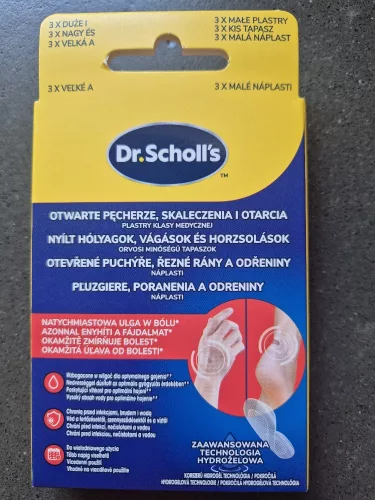SCHOLL HIDROGÉL TAPASZ VÁGÁSRA HORZS 6X