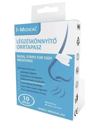 I-MEDICAL LÉGZÉSKÖNNYÍTŐ ORRTAPASZ 10X