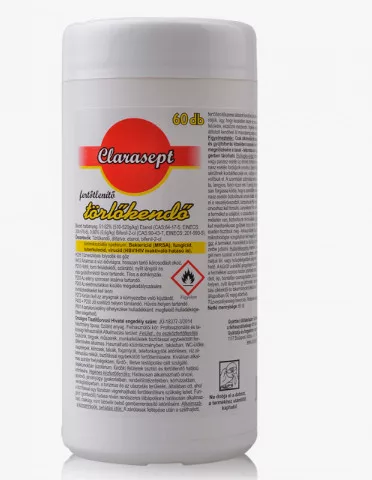 CLARASEPT TÖRLŐKENDŐ FERT 60X DOBOZOS
