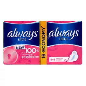 ALWAYS USUPER+ EÜ BETÉT 16X DUOPACK