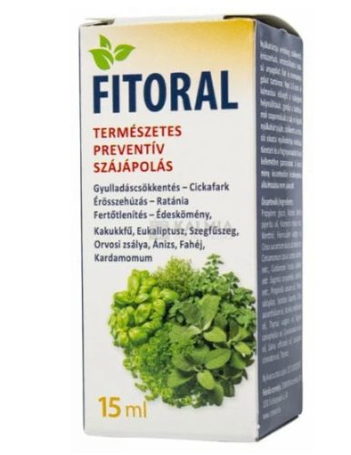 FITORAL GYÓGYNÖVÉNYES SZÁJVÍZ 1X 15ML
