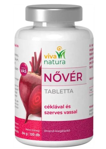 VIVA NATURA NŐVÉR CÉKLA VASSAL TABL 120X