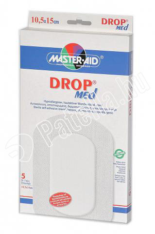 M-A DROP MED STERIL SEBFEDŐ 10.5X15CM EXTRA VAST. 5X