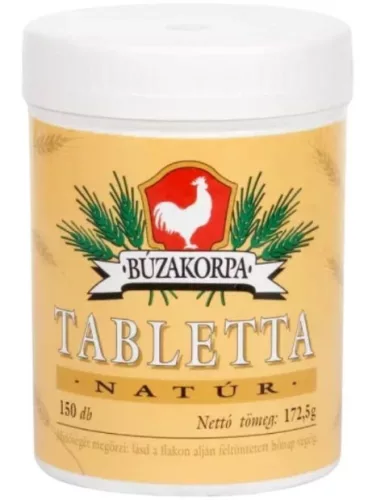 BÚZAKORPA TABLETTA 150X BIROPHARMA