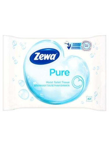 Zewa pure nedves toalettpapír 42x 6788