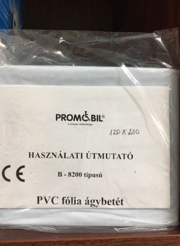 B-8200 PVC fólia ágybetét 120x200 cm