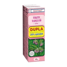 Biomed fekete nadálytő krém dupla 2x60 g