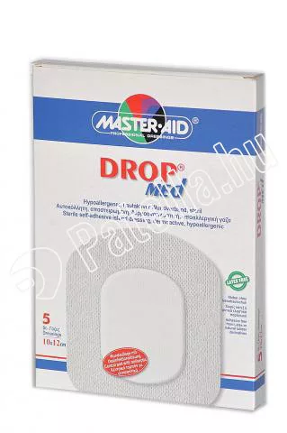 M-A DROP MED STERIL SEBFEDŐ 10CM X 12CM EXT VAST 5X