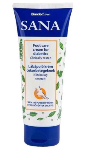 SANA LÁBÁPOLÓ KRÉM CUKORBETEGEKNEK 100ML
