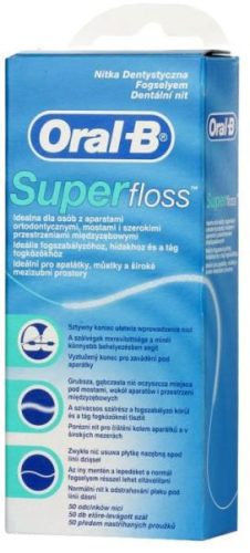 Oral-b fogselyem superfloss 50szál