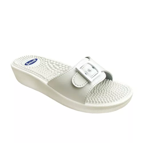 SCHOLL NEW MASSAGE PAPUCS 41 FEHÉR 1PÁR